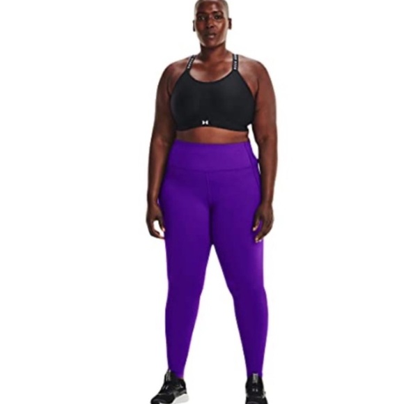 😎🩴 UNDER ARMOUR Meridian Leggings, Purple Zest /Metallic Silver, NWT 3X - Picture 10 of 10